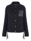 Loewe Button-fastening Multi-pocket Jacket In Black