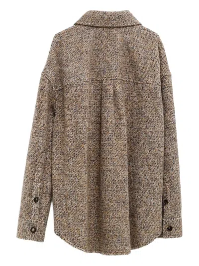 Loewe Jacke Mit Logo-patch In Gray