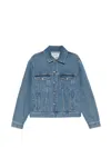 Loewe Button Flap Pocket Jacket In Blue