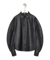 Shop Loewe Shirt In Nappa Lambskin In Black