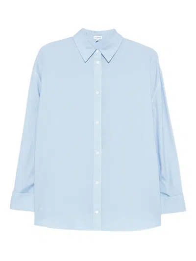 Loewe Buttoned Shirt In Blue