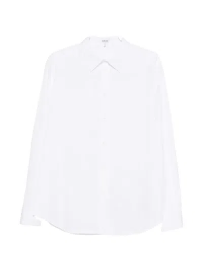 Loewe Buttoned Shirt In White