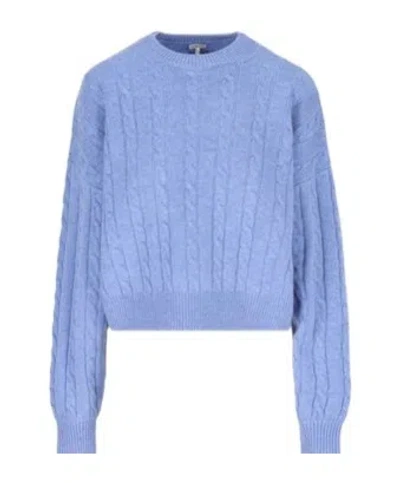 Loewe Mohair And Wool Blend Knit In Blue