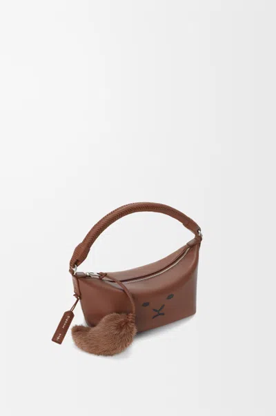 Loewe Cala Mini Bag In Mellow Nappa Lambskin For Woman In Brown