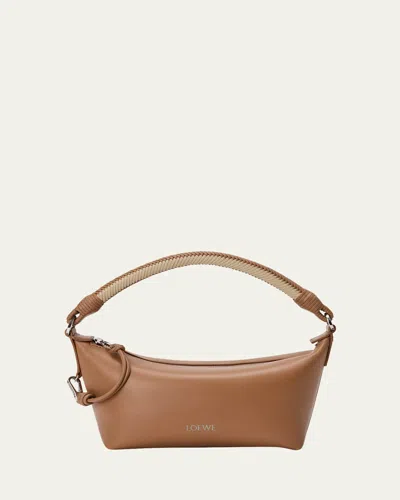 Loewe Cala Mini Lambskin Leather Top-handle Bag In Brown