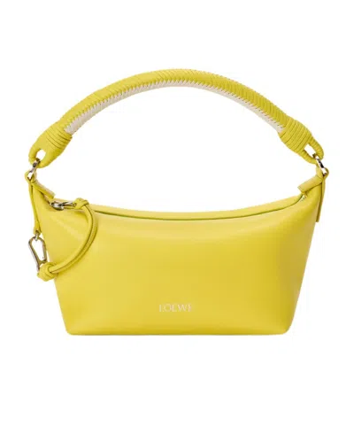 Loewe Cala Shoulder Bag In Yellow