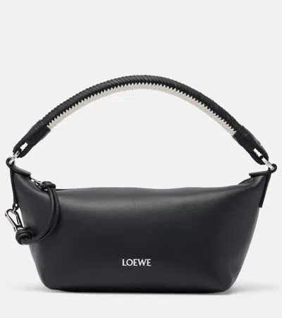 Loewe Cala Small Leather Top-handle Bag In Black