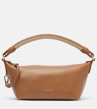 Loewe Cala Small Leather Top-handle Bag In Brown