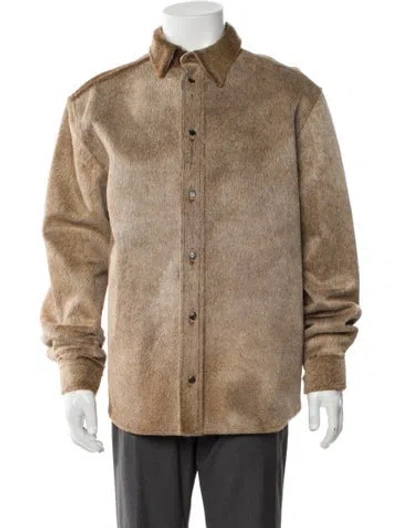 Pre-owned Loewe Calf Hair Jacket W/ Tags In Neutral