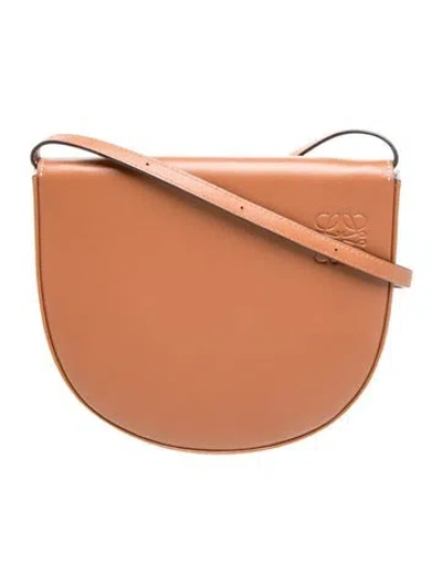 Pre-owned Loewe Calfskin Heel In Brown