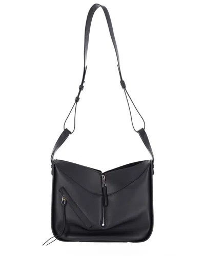 Loewe Calfskin Leather Small Hammock Bag In Black Calfskin Leather