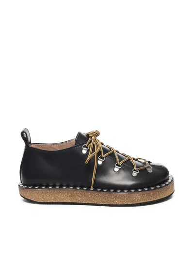 LOEWE CALFSKIN RIVET LACE-UPS