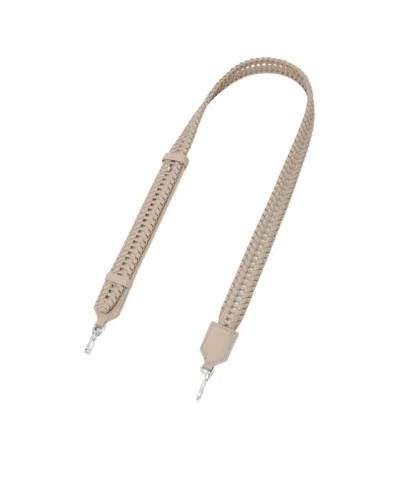 Loewe Calfskin Woven Strap In Orange