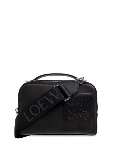 Loewe Camera Mini Leather Crossbody Bag In Black