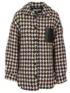 Loewe Multicolor Wool Blend Oversize Jacket In Multi