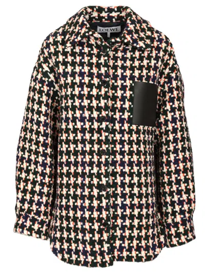 LOEWE CAMICIA OVERSIZE SHIRTS MULTICOLOR