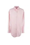 Loewe Shirts With Long Sleeves And Collared Neck In Pink