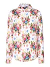 Loewe Flower Print Shirt In Multicolour