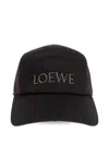 Loewe Logo-embroidered Five-panel Cap In Black