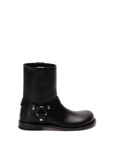 LOEWE `CAMPO` BIKER BOOTS