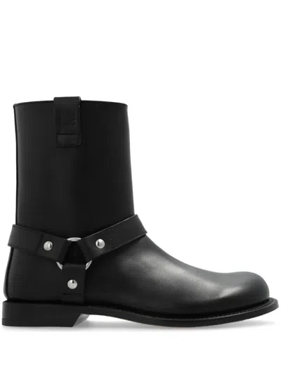LOEWE CAMPO BIKER BOOTS