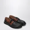 Loewe Man Loafers Black Size 9 Leather In Black