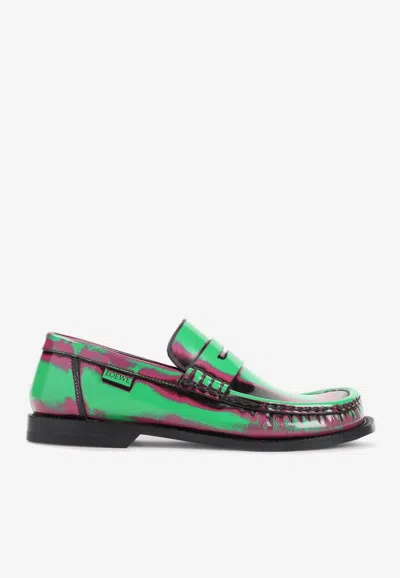 LOEWE CAMPO BRUSHED LOAFERS