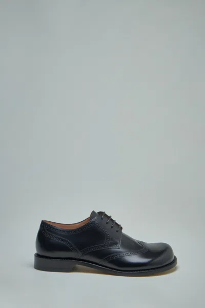 Loewe Campo Lace Up Brogue [in-store Only] In Black