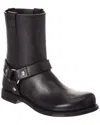 Loewe Campo Leather Biker Boot In Black