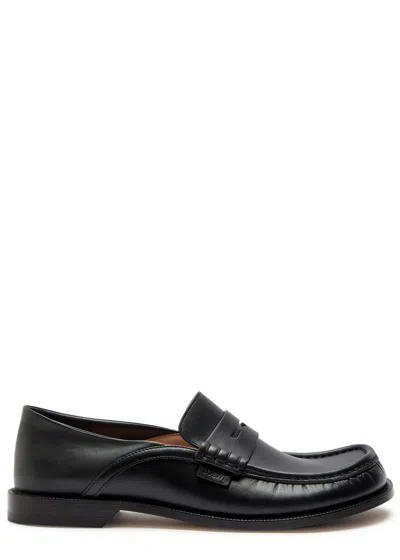 LOEWE LOEWE CAMPO LEATHER LOAFERS