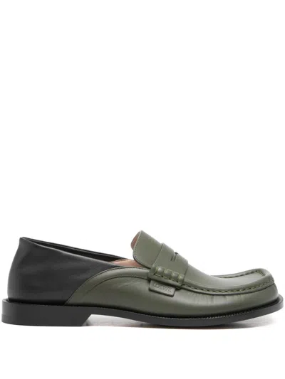 LOEWE Loewe Campo Leather Loafers