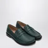 Loewe Campo Grained Leather Loafers In Green