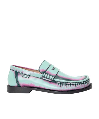 LOEWE LOEWE CAMPO BRUSHED LOAFERS