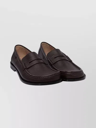 LOEWE CAMPO LOAFERS WITH ROUND TOE AND LEATHER SOLE