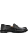Loewe Campo Collapsible-heel Leather Penny Loafers In Black