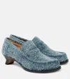 LOEWE CAMPO SUEDE LOAFER PUMPS