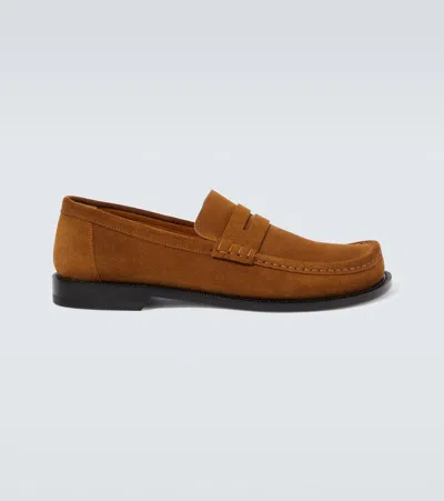 LOEWE CAMPO SUEDE LOAFERS