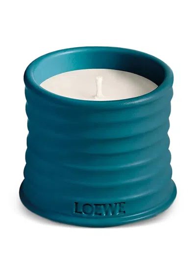Loewe Candela Ribbed Candle In Green
