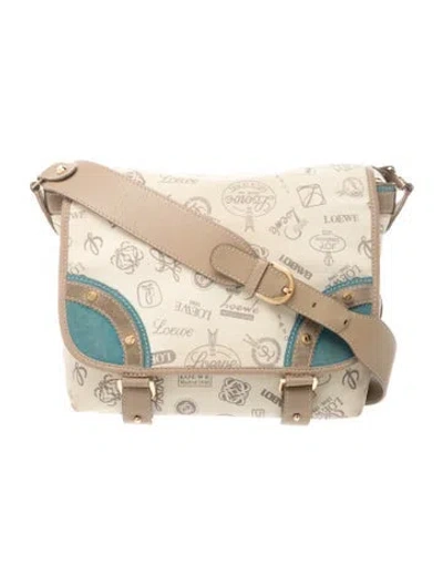 Pre-owned Loewe Canvas 160th Aniversario In Neutrals