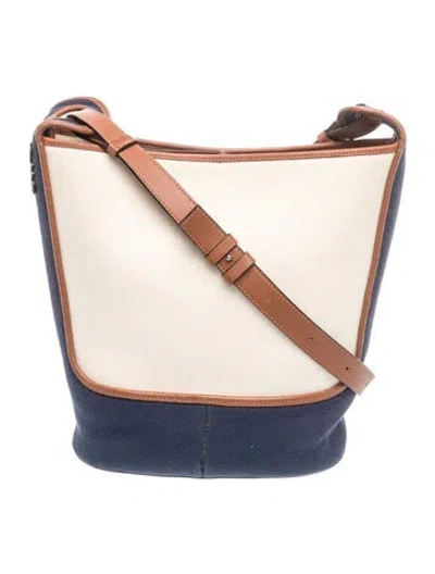 Pre-owned Loewe Canvas Balloon In Blue