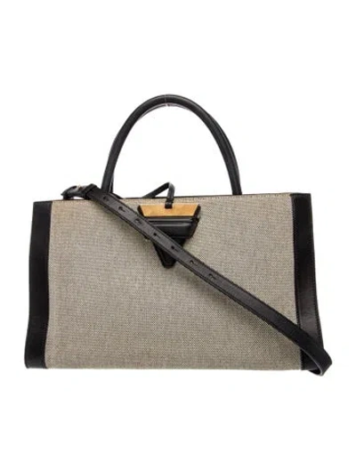 Pre-owned Loewe Canvas Barcelona In Neutral