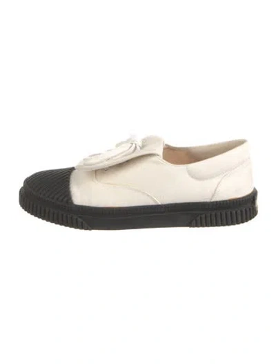 Pre-owned Loewe Canvas Colorblock Pattern Sneakers