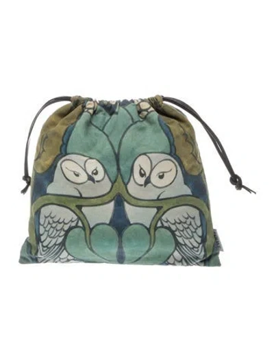 Pre-owned Loewe Canvas Crossbody Bag In Green