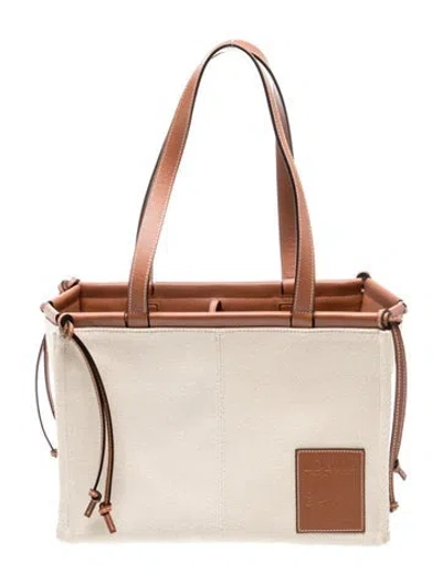 Pre-owned Loewe Canvas Cushion Small In Multi