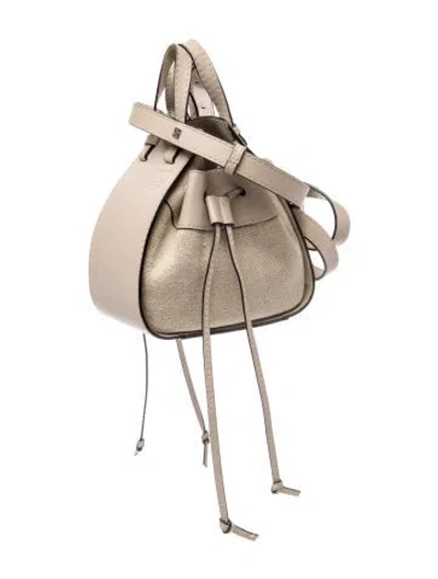Pre-owned Loewe Canvas Hammock Mini In Neutral