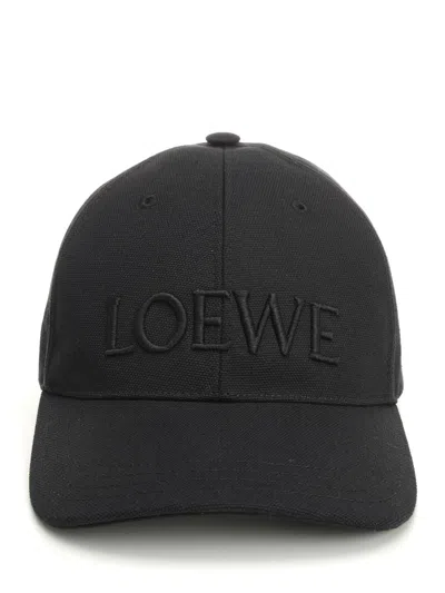 Loewe Canvas Hat Hats Black