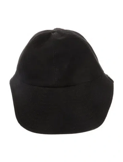 Pre-owned Loewe Canvas Hiker Hat In Black