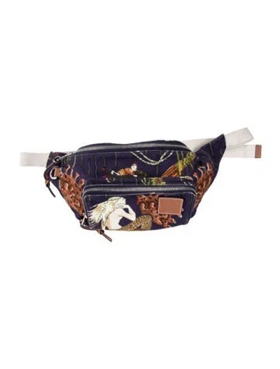 Pre-owned Loewe Canvas Mermaid In Blue