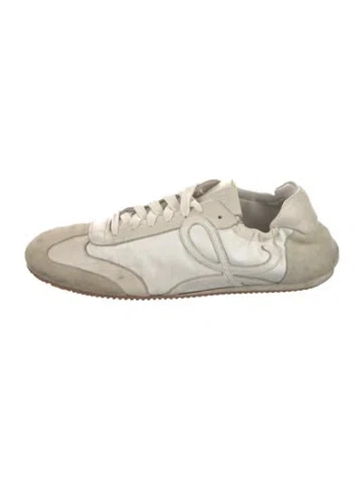 Pre-owned Loewe Canvas Sneakers In Neutral