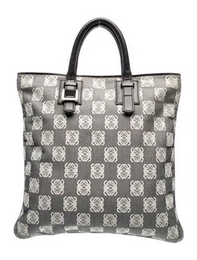 Pre-owned Loewe Canvas Tote Vintage In Multi